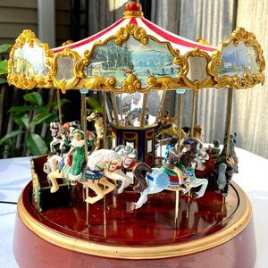 Vintage Mr. Christmas Grand Carousel  11” Tall